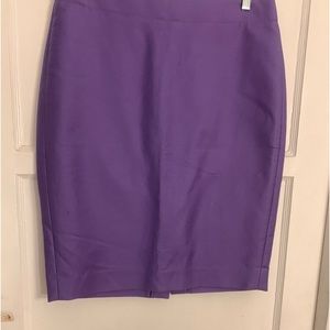 Jcrew cotton no 2 pencil skirt in grape / purple, size 6 NWOT